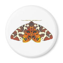 Tiger Moth Refrigerator Magnet