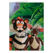 Tiger & Mousedeer Card