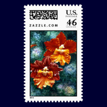 Tiger Orchid Postage Stamp by artbyjolyn Tiger Orchid Postage Stamp