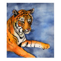 Tiger Painting Poster (Cropped) posters by donnabellas Tiger Painting Poster (Cropped) posters