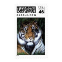 Tiger Painting stamp