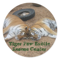 Tiger Paw Exotic Rescue Center stickers by Tigerpawsofohio Tiger Paw Exotic Rescue Center stickers