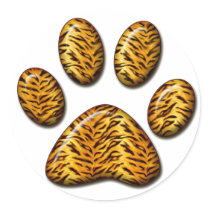 Tiger Paw Sticker 1
