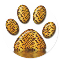 Tiger Paw Sticker 2