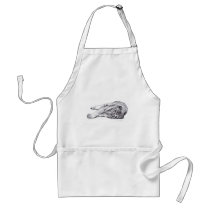 Tiger - Pen and Ink aprons