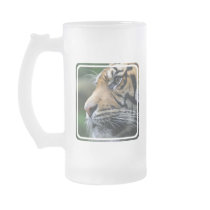 Tiger Picture Frosted Mug
