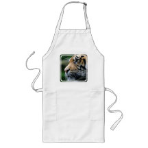 Tiger Picture Long Apron