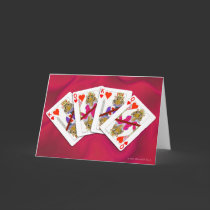 Tiger Playing Cards on Sheet cards