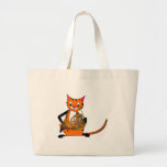 Tiger Playing the French Horn Bag