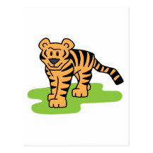 Tiger Post Card