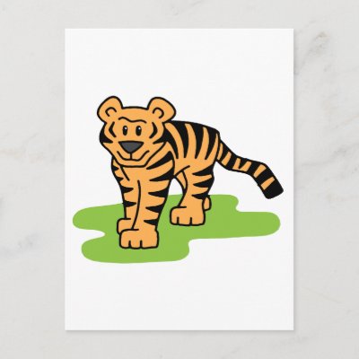 Tiger postcards