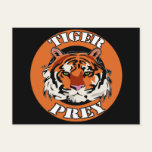 Tiger Prey Biker T shirts Gifts Post Cards