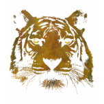Tiger Print (Dark Shirt) Ladies Basic
