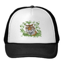 Tiger Print Hat