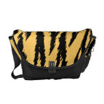 Tiger Print Pattern. Orange and Black. Commuter Bag