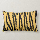 Tiger Print Pattern. Orange and Black. Pillows