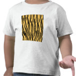 Tiger Print Pattern. Orange and Black. Shirt