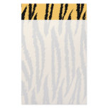 Tiger Print Pattern. Orange and Black. Stationery Paper
