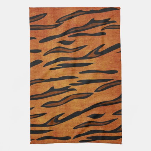 TIGER PRINT TOWEL Zazzle