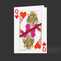 Tiger Queen of Hearts cards