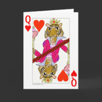 Tiger Queen of Hearts cards