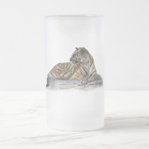 Tiger, Reclining mugs