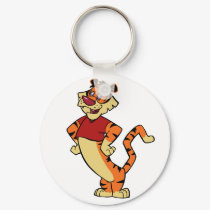 Tiger - Red Mascot Keychain