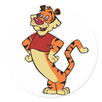 Tiger - Red Mascot Stickers