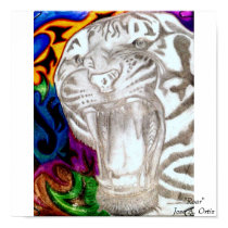 Tiger, "Roar"Jose A. Ortiz posters by jortiz123 Tiger, "Roar"Jose A. Ortiz posters