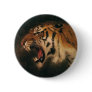 Tiger Roaring Pinback Button