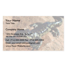 Tiger salamander business card