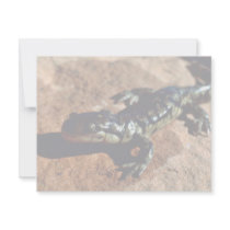 Tiger salamander personalized invitation