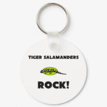 Tiger Salamanders Rock keychains