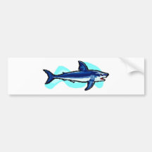 Tiger Shark Bumper Stickers