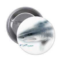 Tiger Shark Head Button