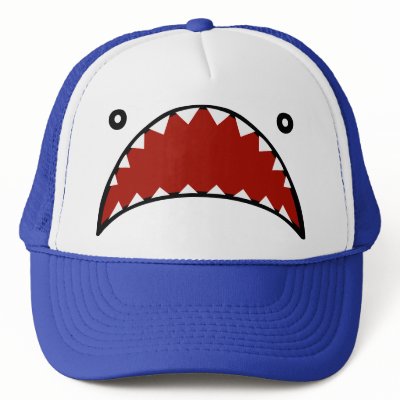TIGER SHARK ® Monster Trucker Mesh Hats by monstertrucker