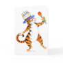 Tiger Sings Happy Birthday - Greeting Card