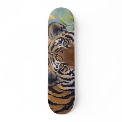 Tiger Skateboard by Laura_Regan_Artist