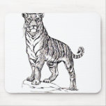 TIGER SKETCH MOUSEPAD