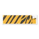 Tiger Skin Pattern Bumper Sticker