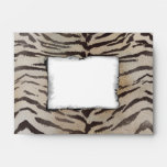 Tiger Skin Print in Natural ivory envelopes