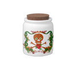 Tiger Skull Valentine Candy Dish