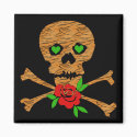 Tiger Skull Valentine magnets by orsobear Tiger Skull Valentine magnets