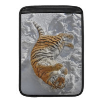 Tiger Snow Angel Macbook Air Sleeves