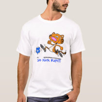 Tiger Soccer Player t-shirts