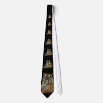Tiger Stacked Tie