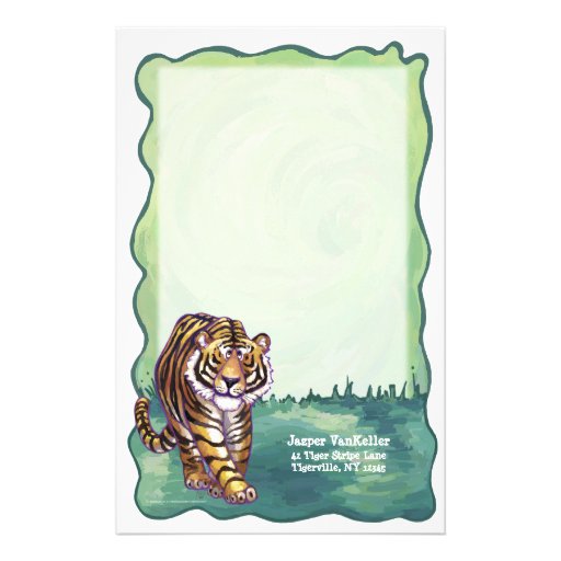 Tiger Stationery Zazzle
