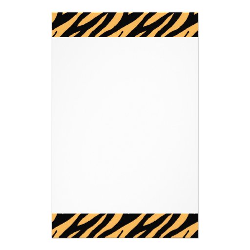 Zebra Print Stationery - Custom Zebra Print Stationary | Zazzle