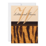 Tiger Stripe Invitations