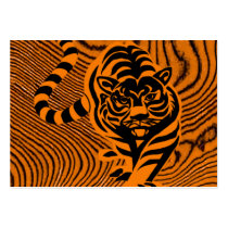 tiger stripe profile card business cards